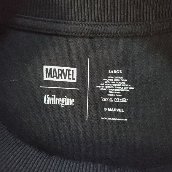 Civilregime X Marvel Zombies Daredevil Large T-Shirt - Picture 3 of 4